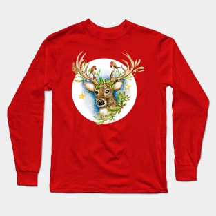 Christmas Deer Long Sleeve T-Shirt